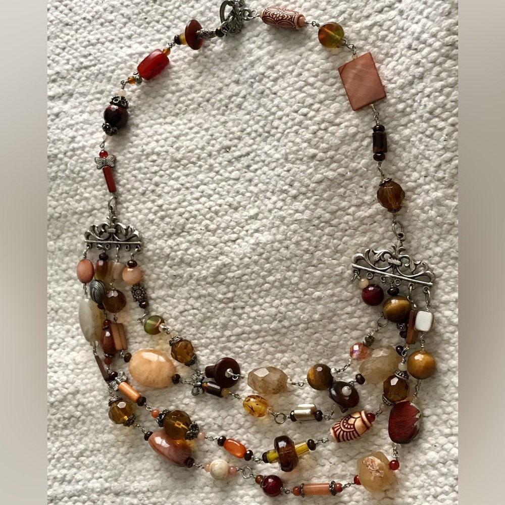 Multicolour Stone and  Bead Necklace I got in Bermuda’s little artisan shop